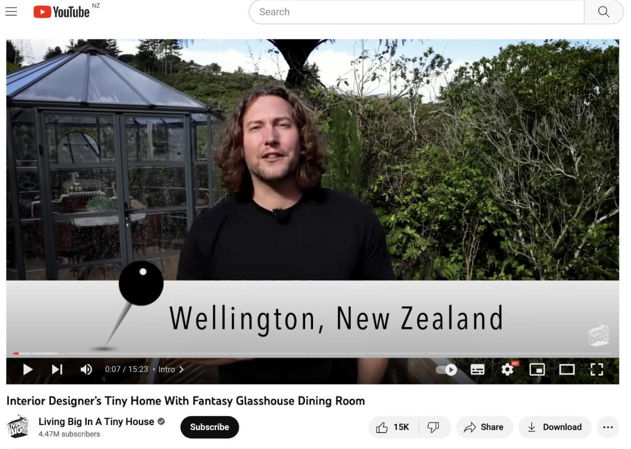 Tiny House With Greenhouse Dining Lower Hutt Eksteriør bilde